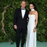 Matt Damon and his wife Luciana Barroso wear black and white Dior at the met gala