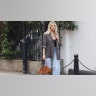Sienna Miller went for a more casual look when walking the streets of West London.