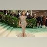 Jennifer Lopez wears mermaid gown on the Met Gala red carpet.