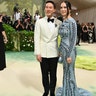 TikTok founder Shou Chew walks Met Gala red carpet with wife Vivian.