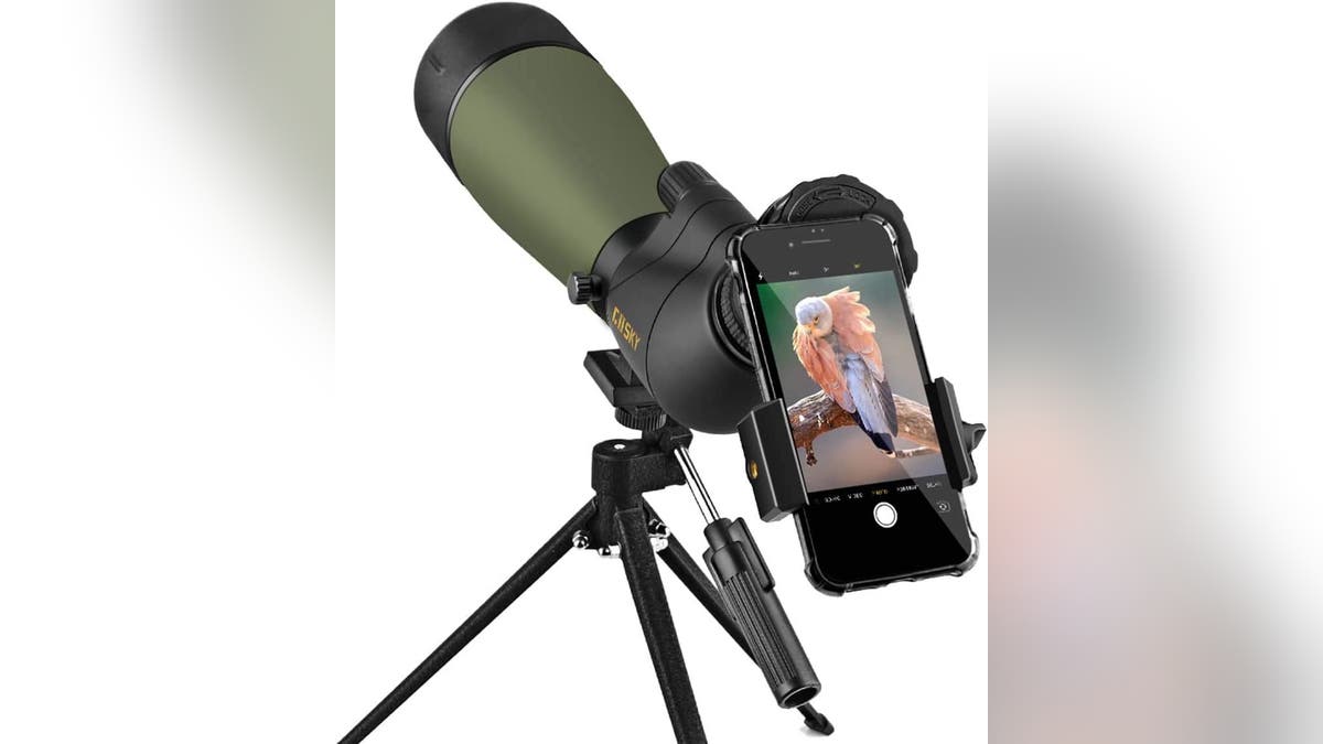 Bird watching experts will want to add a scope to their collection. 