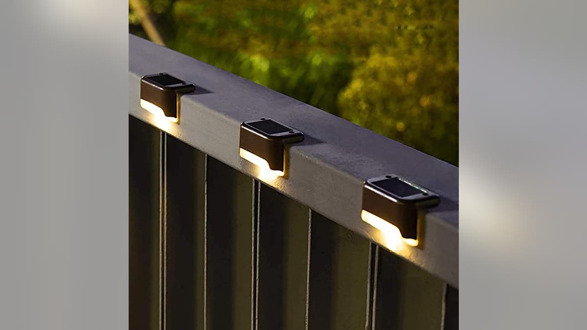 Make your deck a nice place to hang out, even at night, with some deck lights. 