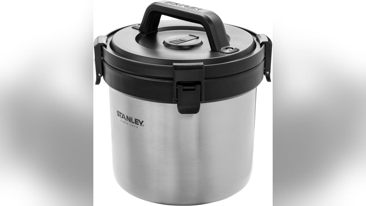 Traveling with hot food? A Stanley hot crock will keep it as hot as you need.
