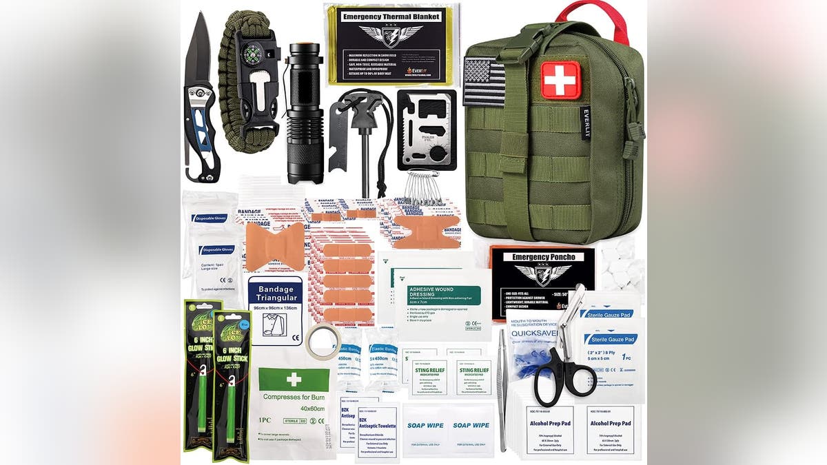 Be prepared for anything with an emergency kit.
