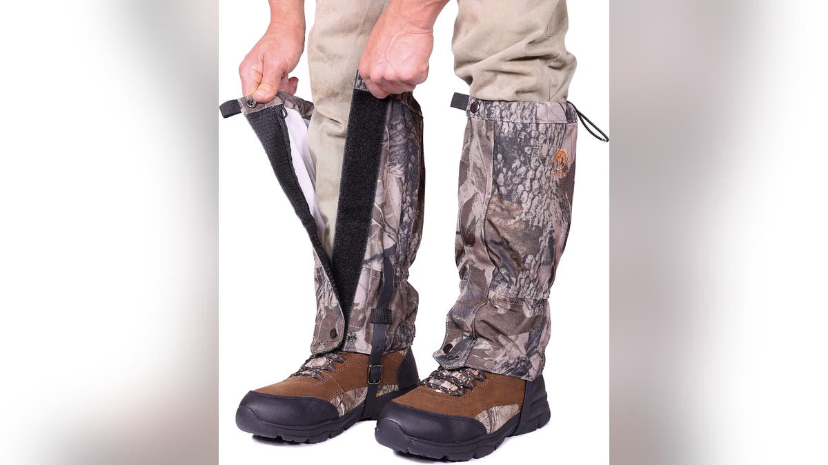 Protect your legs and boots when hiking. 