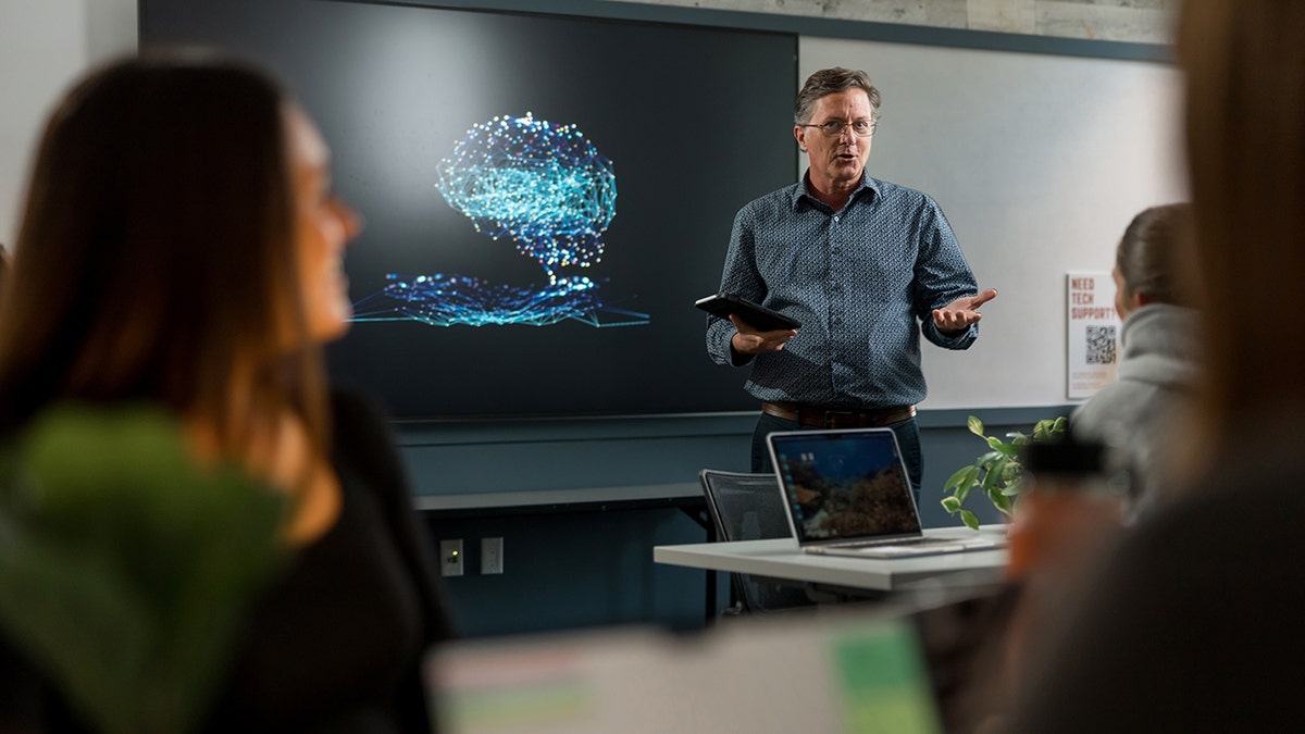 Biola University launched its AI Lab in April 2024. "If we don't engage, we risk falling asleep at the wheel," said Dr. Michael J. Arena (not pictured), dean of the Crowell School of Business at Biola University.