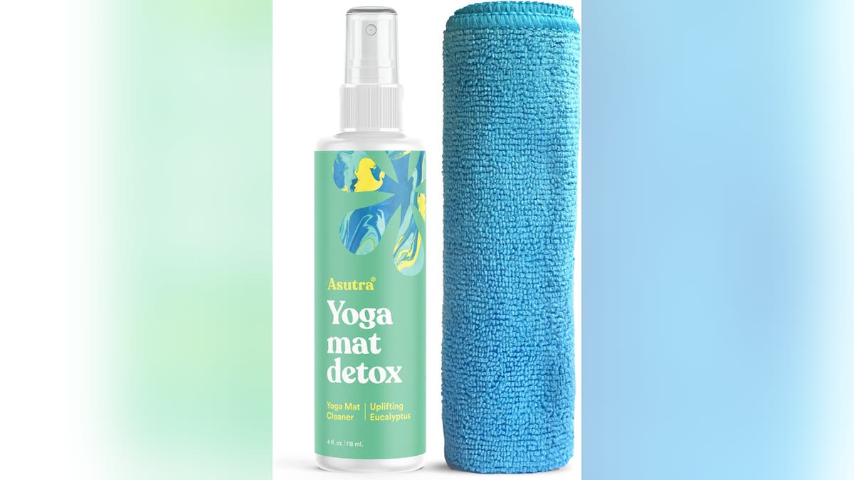 Keep your mat smelling fresh with a cleaner.