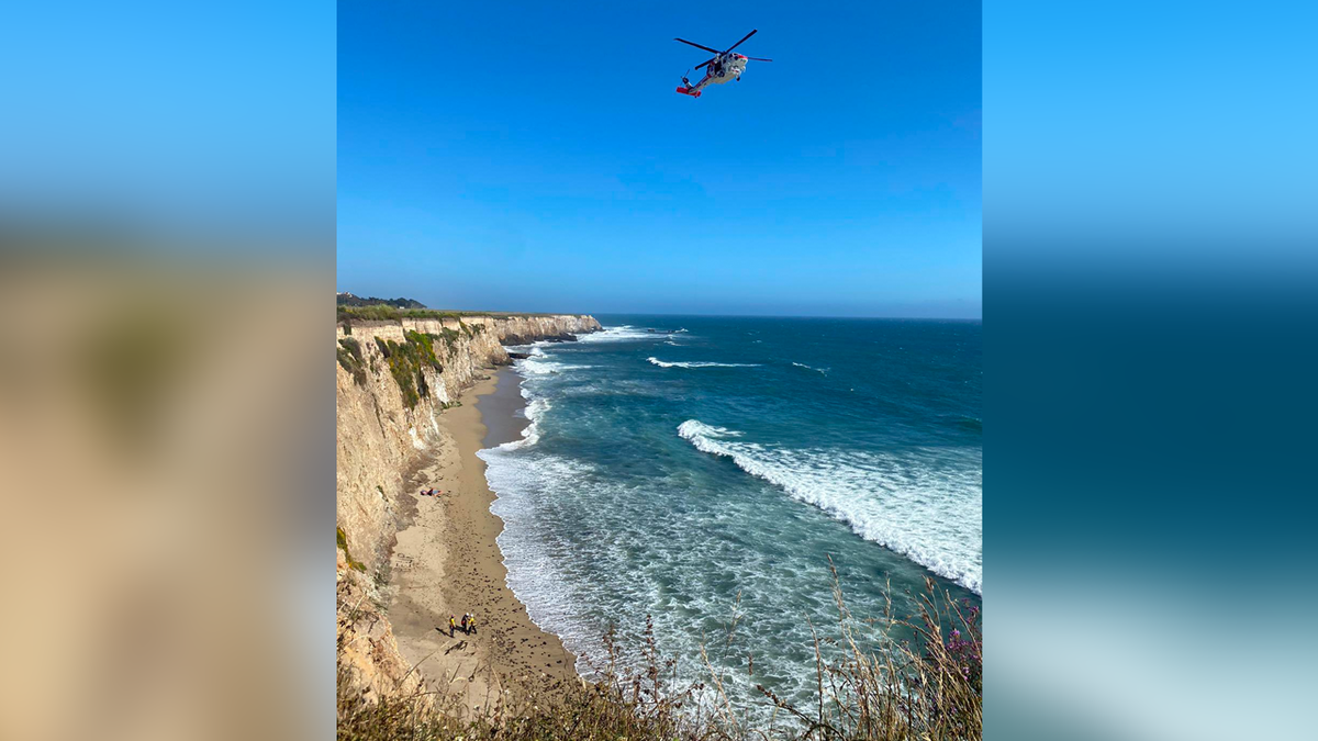 Stranded kite surfer rescued by Cal Fire