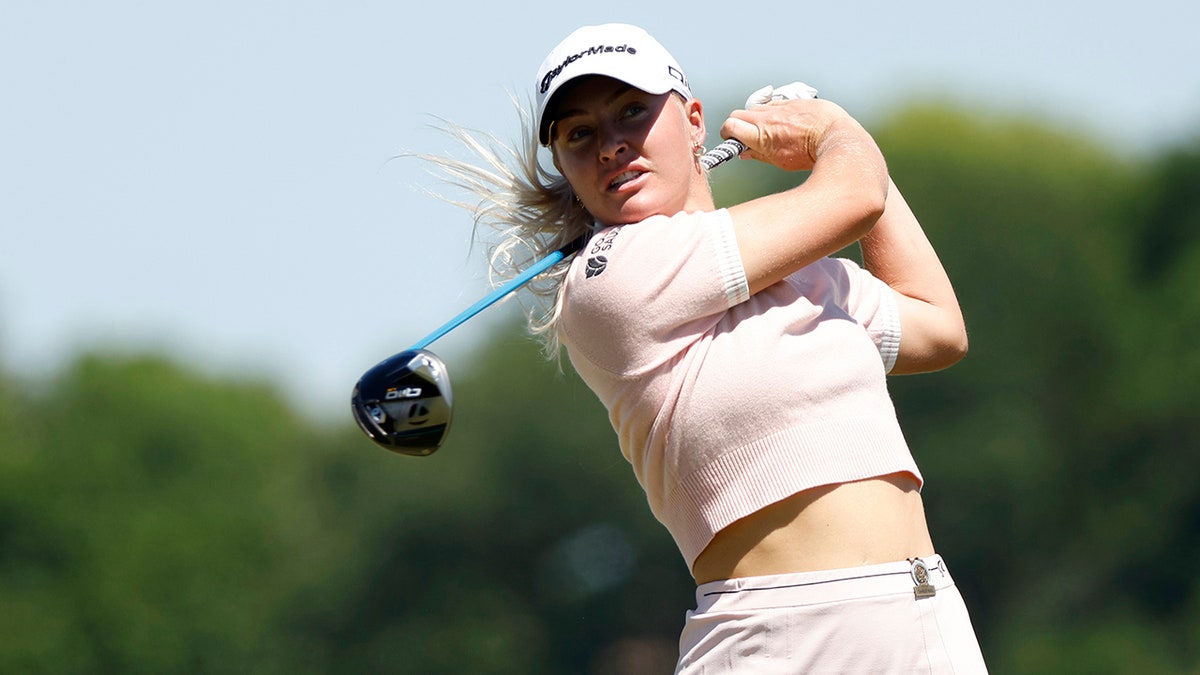 Charley Hull in the second round