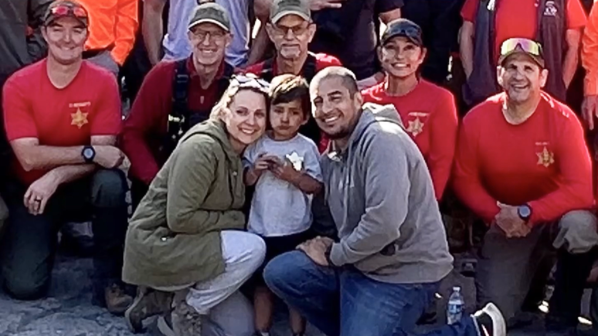 Christian Ramirez with his family
