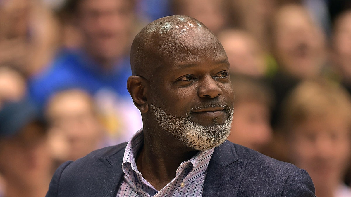 Emmitt Smith at a basketball game