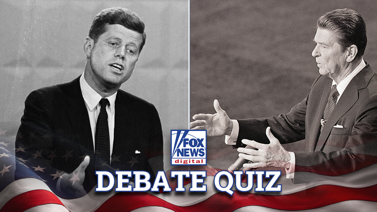 JFK and Reagan in Fox News Digital's Debate Quiz