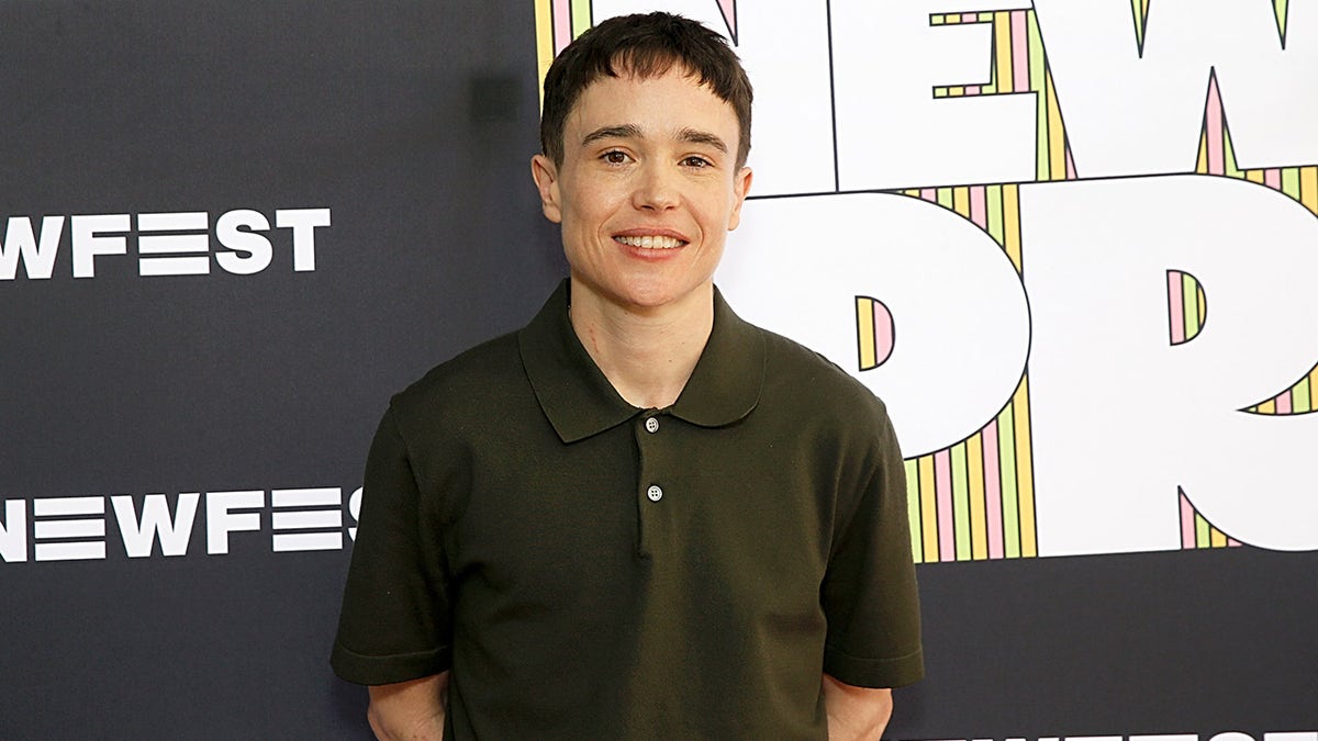 Elliot Page at a movie premiere in New York