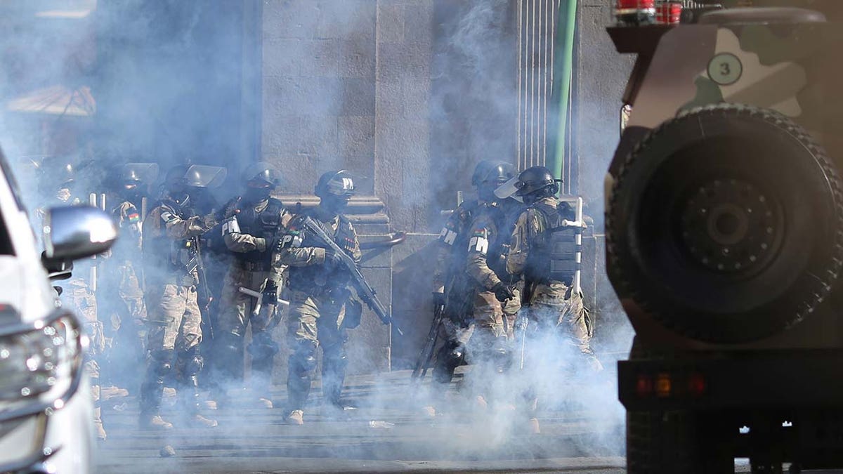 بولیویا کے صدارتی محل میں بغاوت