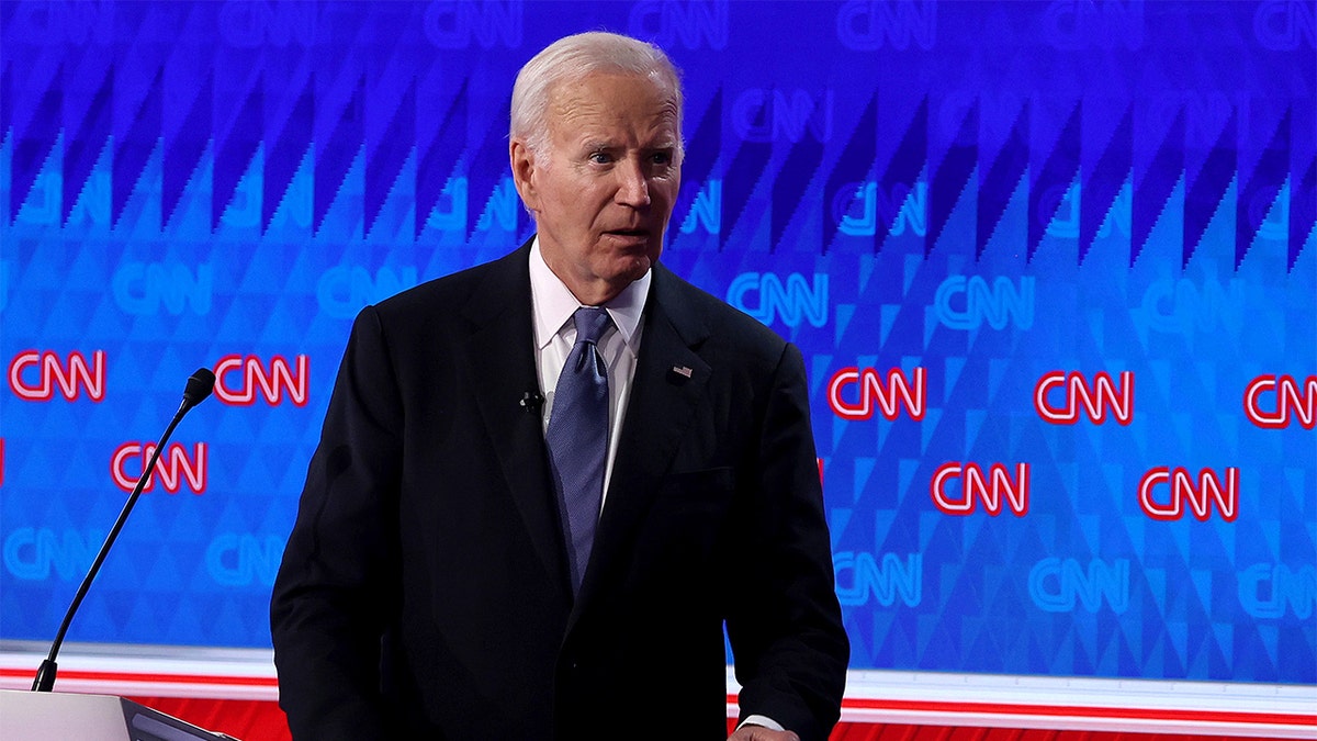 Joe Biden astatine  CNN debate