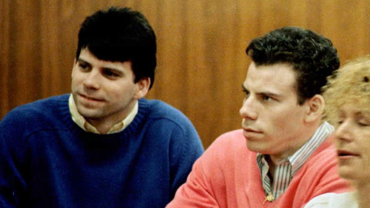 This 1992 file photo shows the Mendendez brothers and one of their lawyers