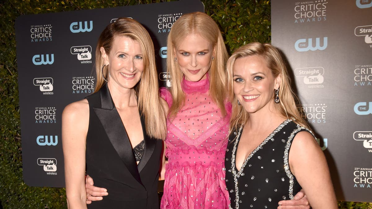 Laura Dern, Nicole Kidman, and Reese Witherspoon red carpet