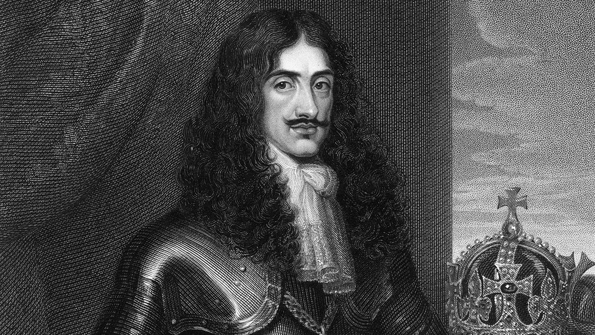 A portrait of King Charles II