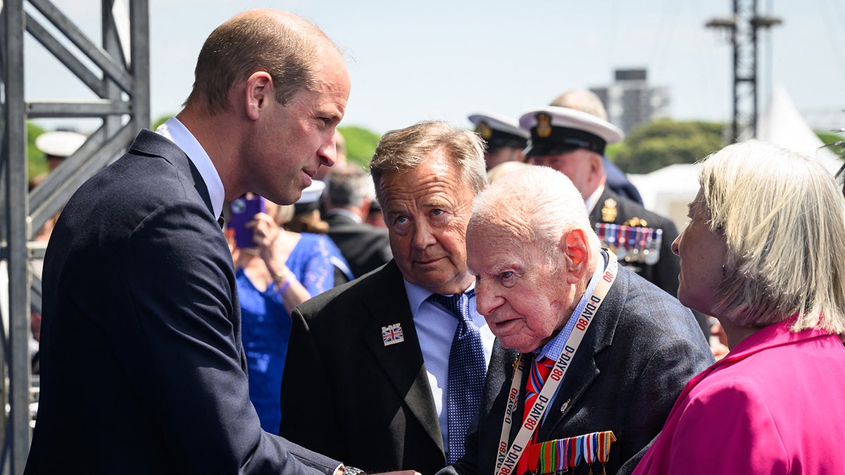 Prince William salutes veterans