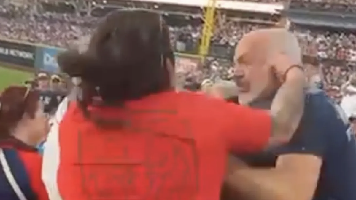 A fight at a Guardians game