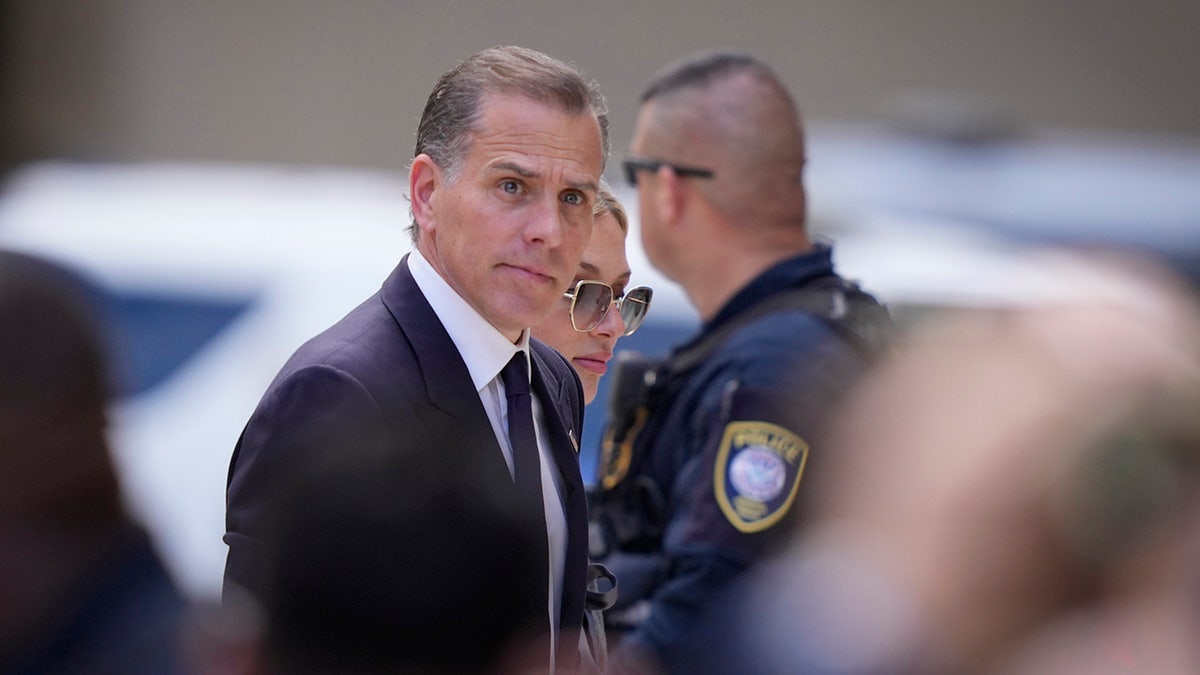 Hunter Biden and his wife, Melissa Cohen Biden, appear in federal court