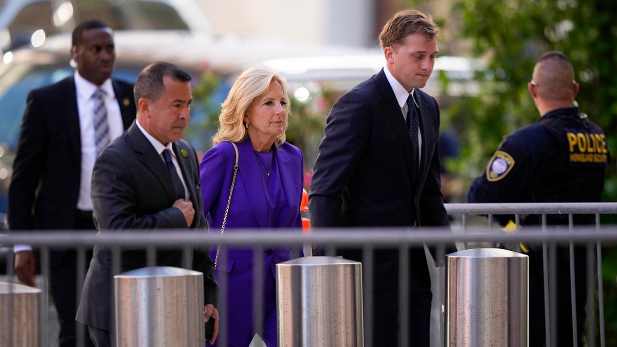 First lady Jill Biden arrives ahead of Hunter Biden's trial at federal court