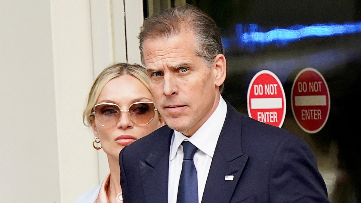Hunter Biden leaves the federal courthouse with his wife Melissa Cohen Biden