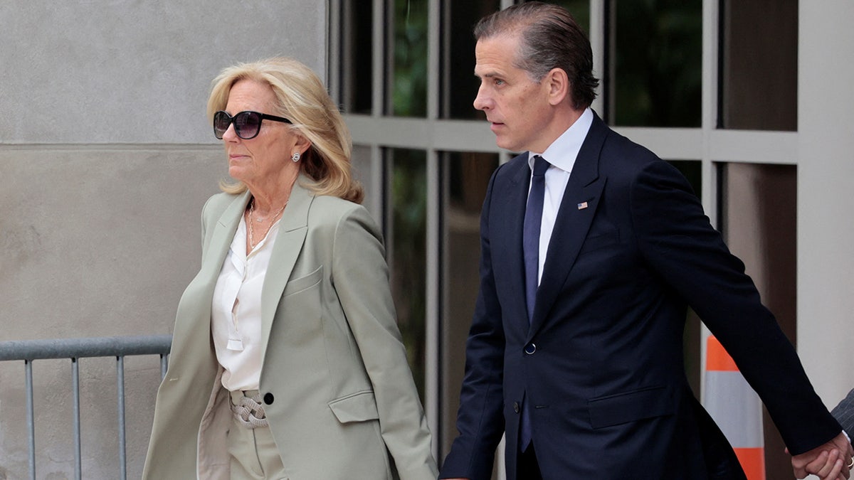 Hunter Biden and Jill Biden depart federal court