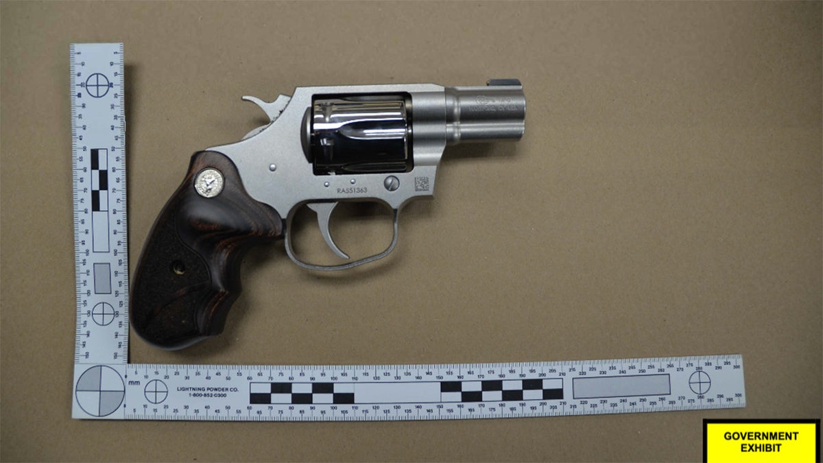 Evidence photo of Hunter Biden's revolver