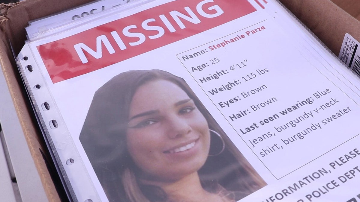 A missing sign for Stephanie Parze