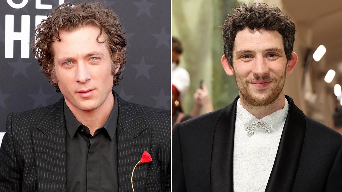 Side by side photos of Jeremy Allen White and Josh O'Connor