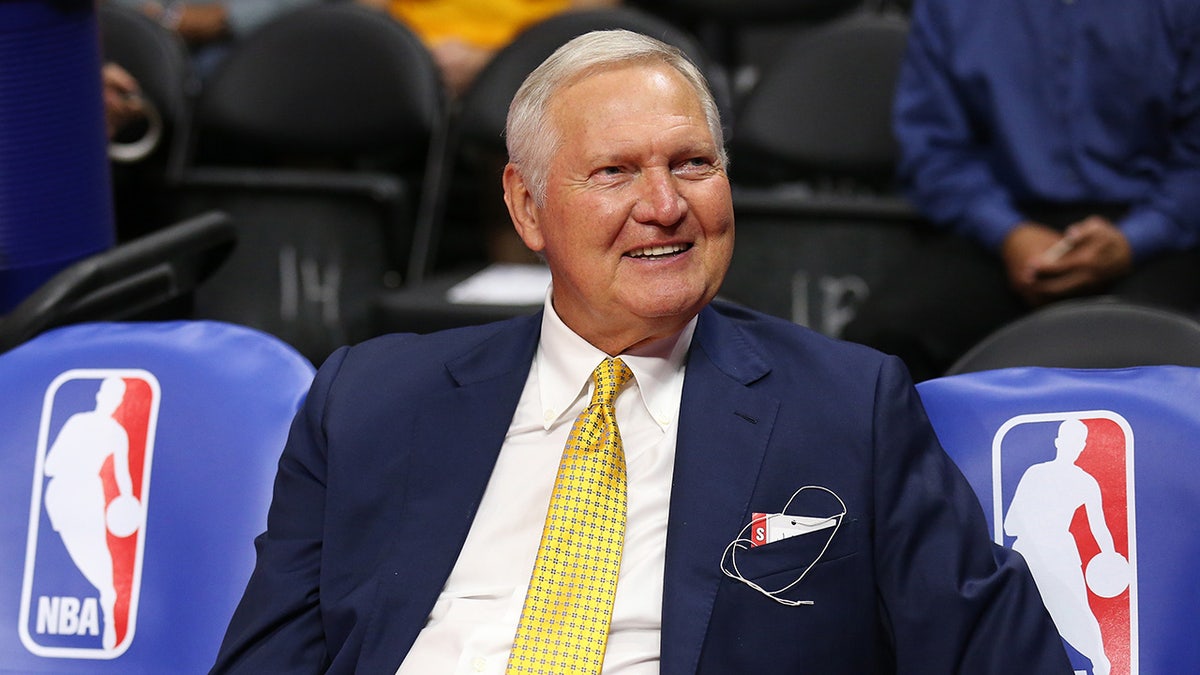 Jerry West with the Warriors