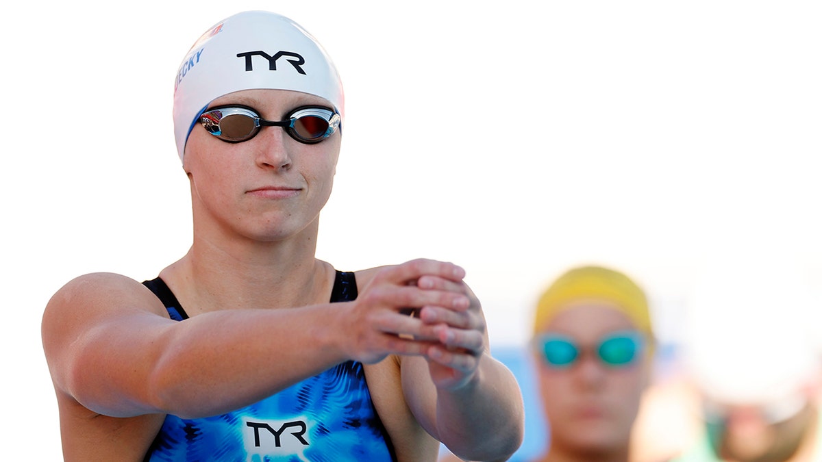 Katie Ledecky in competition