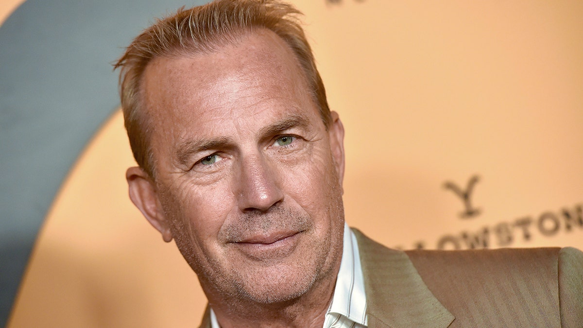Kevin Costner on the red carpet at the premiere of "Yellowstone."