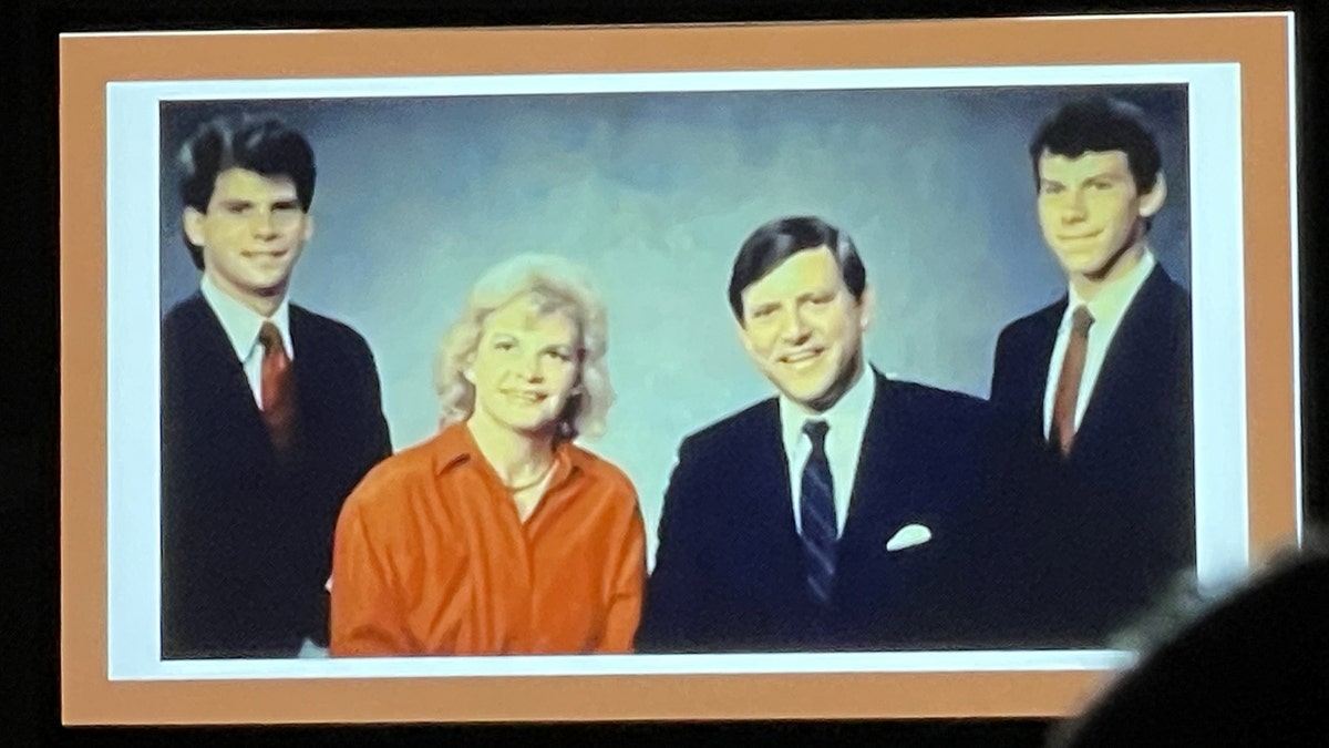 Menendez family photo from the 1980s