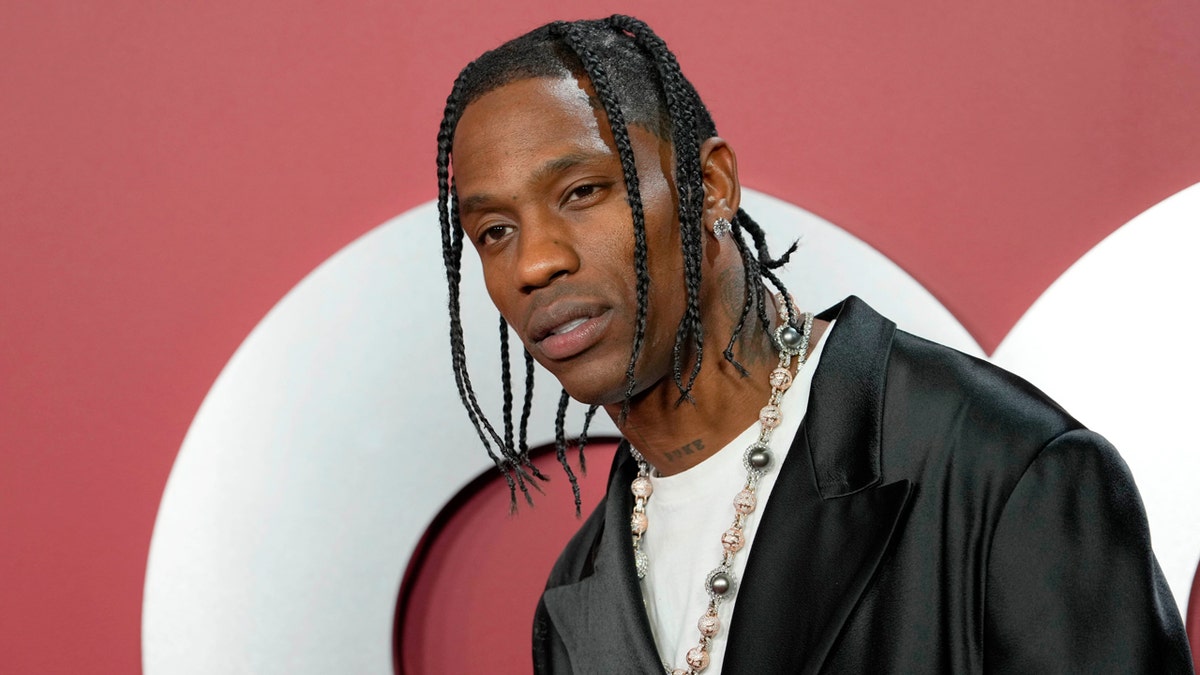 Travis Scott is seen at GQ's Men of the Year Party in Los Angeles.