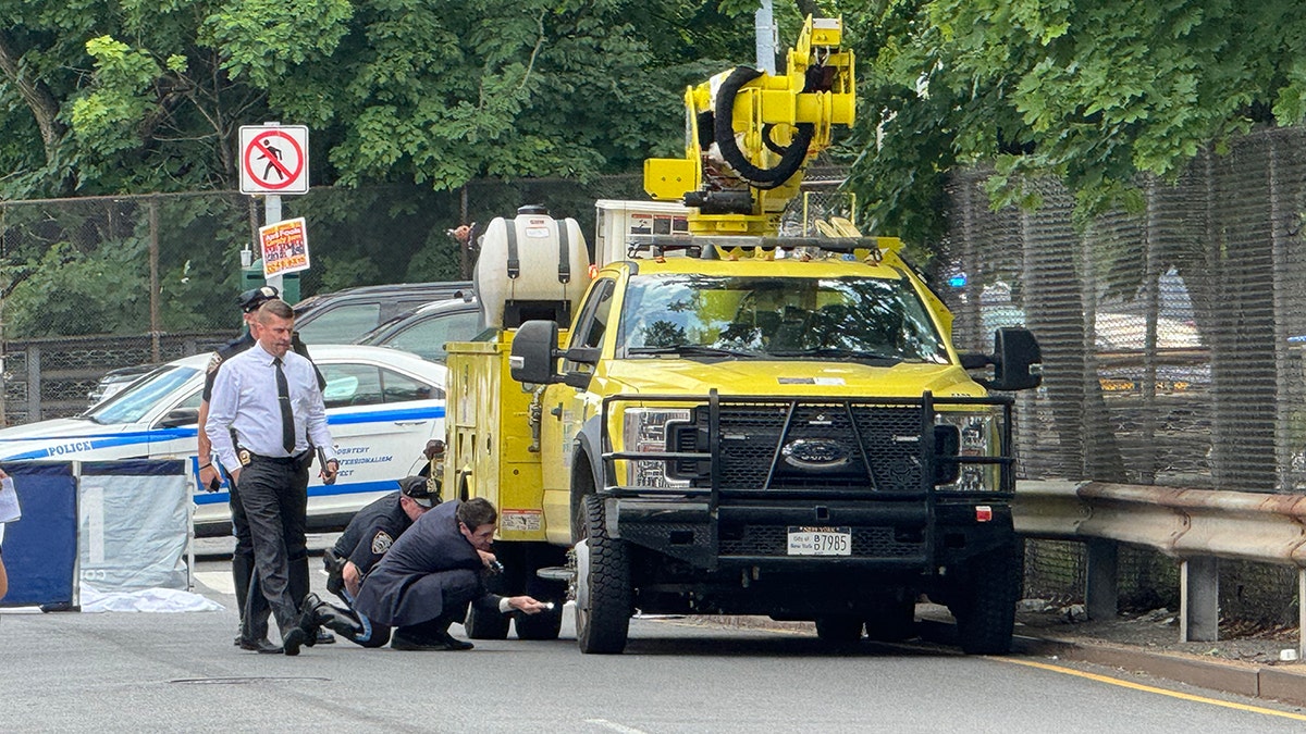 NYPD deadly traffic scene in Brooklyn