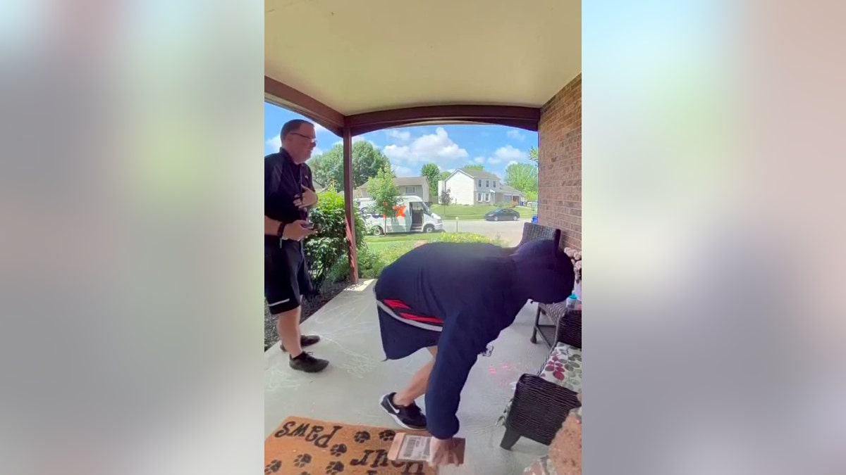 porch pirate and delivery driver