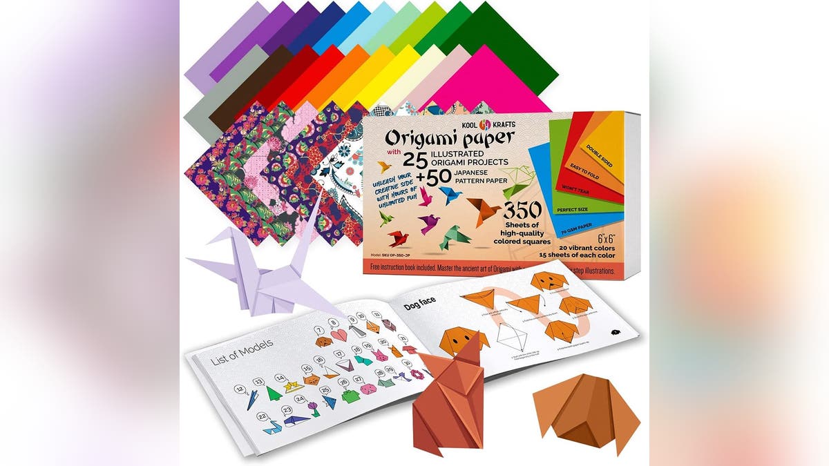 Spend time crafting shapes with this kit.