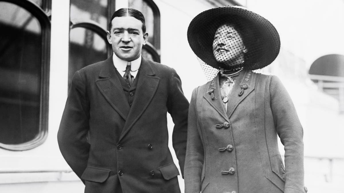 Shackleton and wife