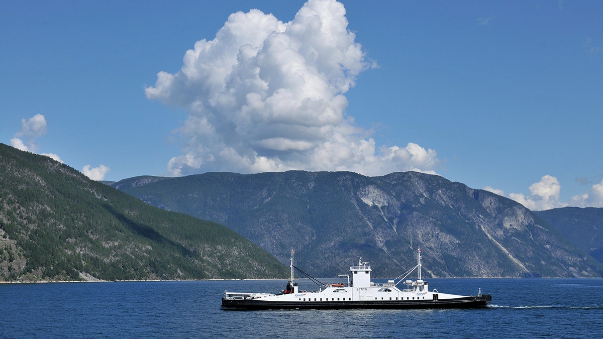 A ferry on Norway's Sognefjord
