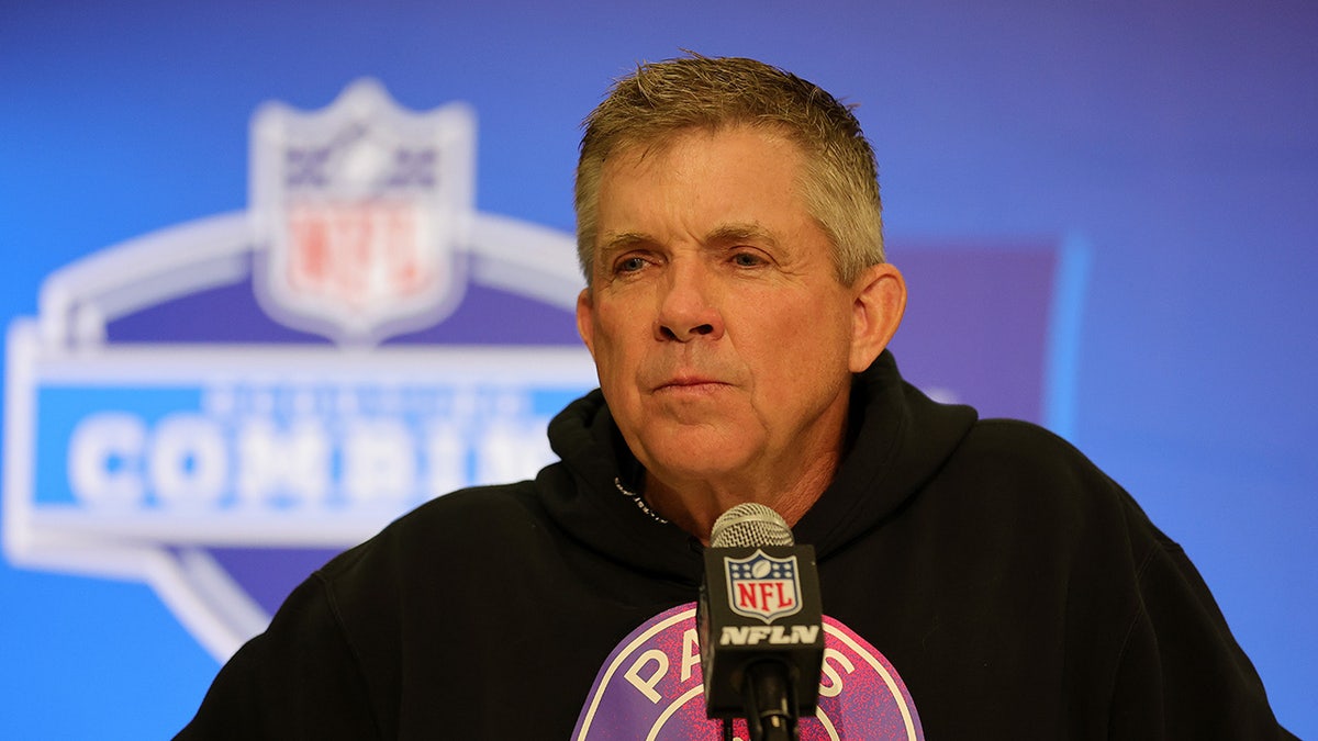 Sean Payton at the combine