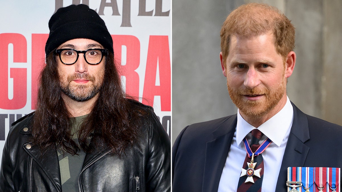 Fotos lado a lado de Sean Ono Lennon y el Príncipe Harry