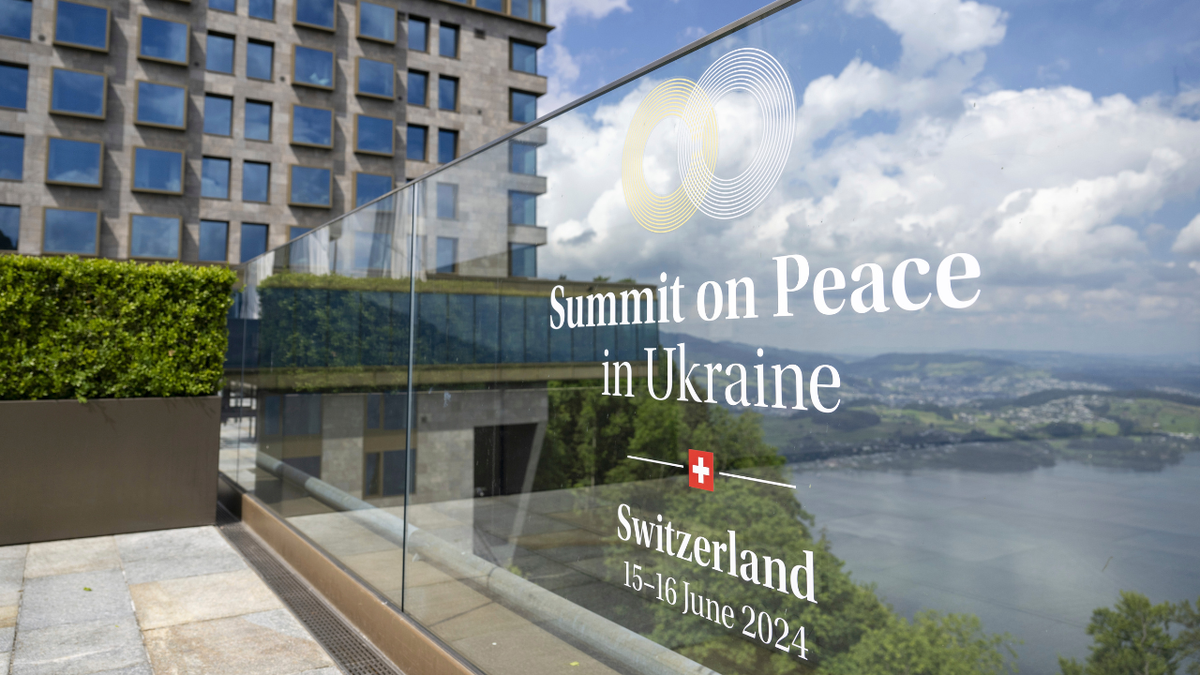 Peace summit sign