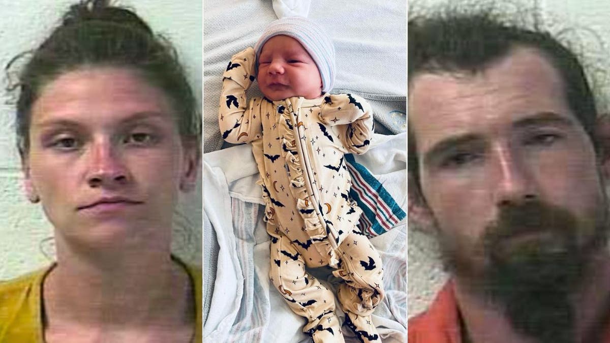 Missing toddler Tesla Tucker with her parents who have been arrested