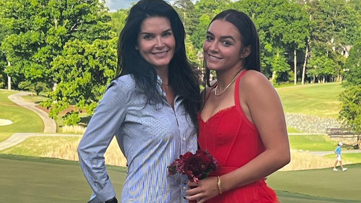 Angie Harmon and Avery Sehorn