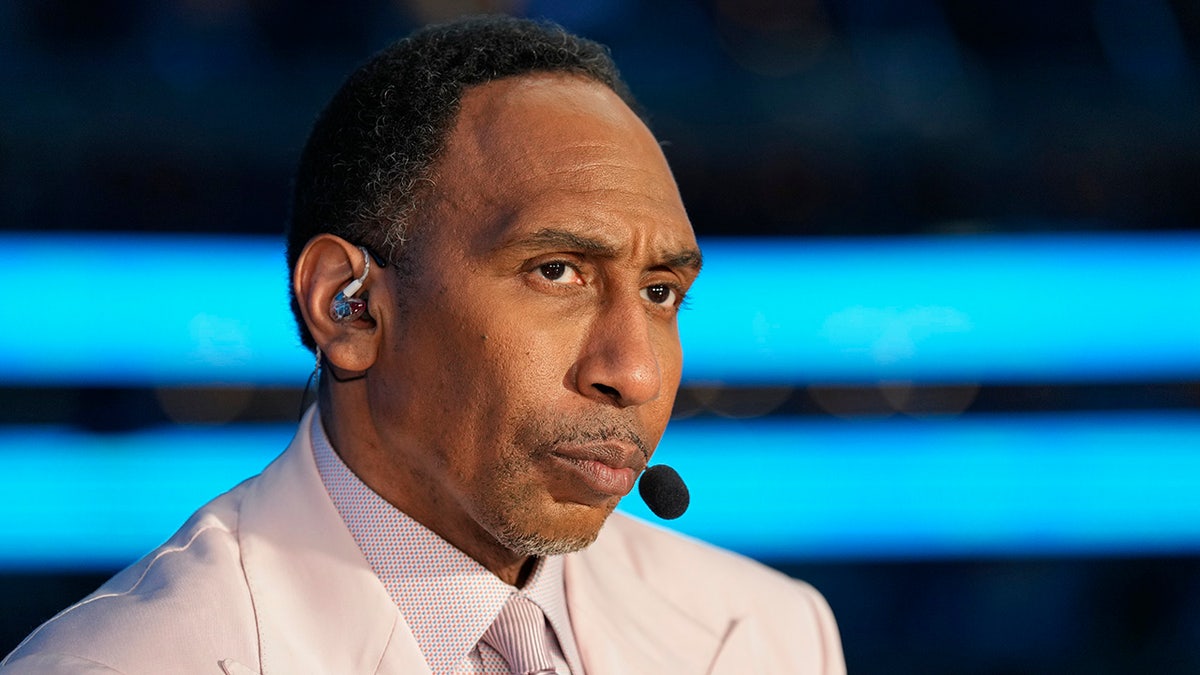 Stephen A. Smith at the NBA Finals