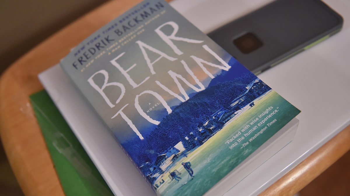 "Beartown" book on desk
