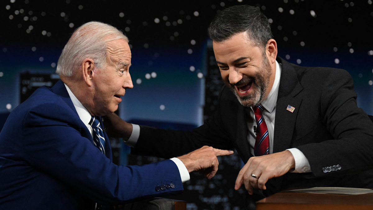 Biden and Jimmy Kimmel