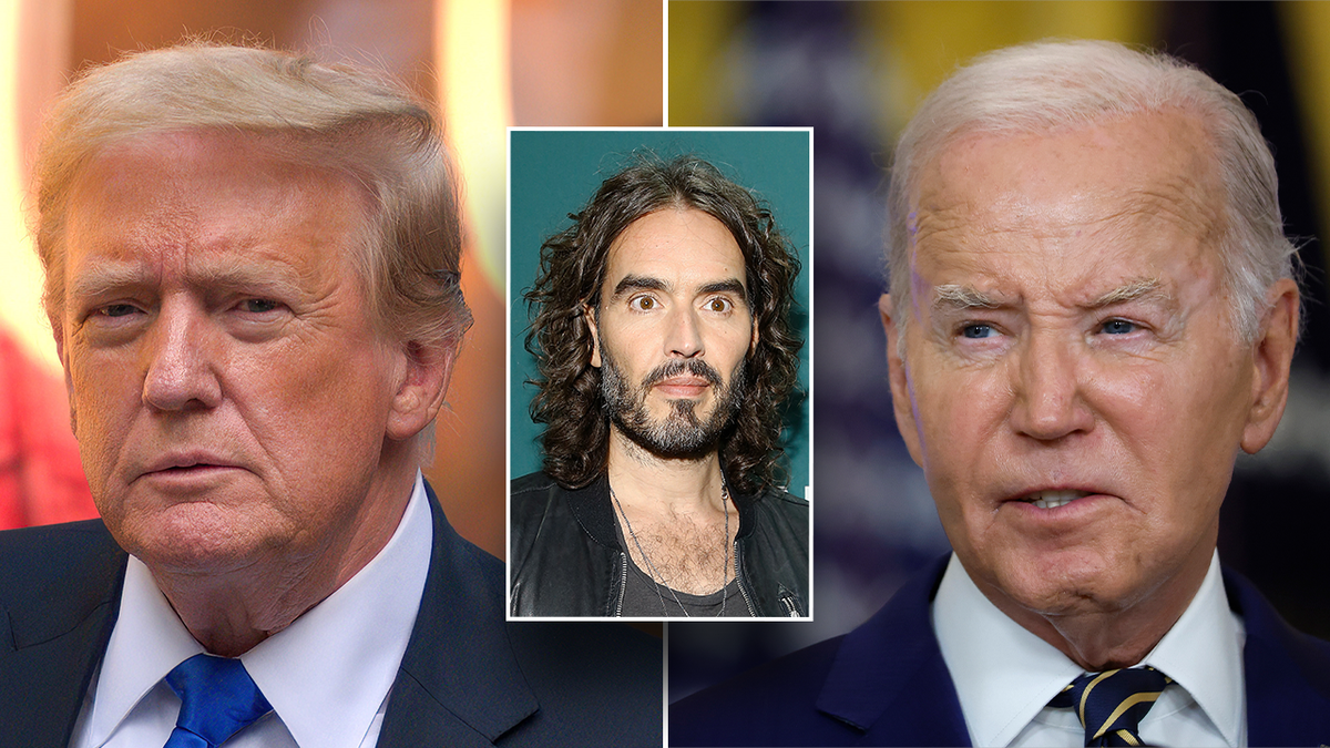 Russell Brand said if it's a choice between Trump and Biden, ‘I don’t know how you could do anything other than vote for Donald Trump.’